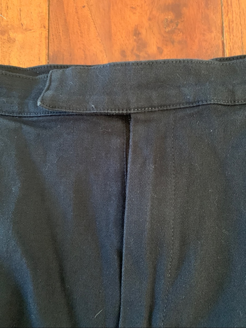 Ellen Tracy Shorts Size 8 Black Bermuda Chino High Rise Pleated Front Wide Leg - Picture 3 of 6